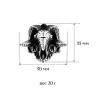 Кольцо из нержавеющей стали Макабр KSS466