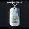 Жетон из медицинской стали Queen NFJ013