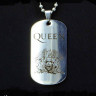 Жетон из медицинской стали Queen NFJ013
