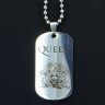 Жетон из медицинской стали Queen NFJ013