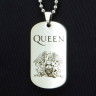 Жетон из медицинской стали Queen NFJ013