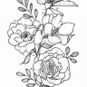 Временная татуировка Цветок 34747