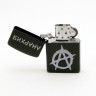 Зажигалка чёрная Анархия NFZB021
