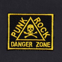 Нашивка Punk Rock Danger Zone. НШВ230