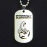 Жетон из медицинской стали Scorpions NFJ014