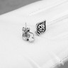 Серьга из нержавеющей стали Череповая Масть (1 шт) HPN860