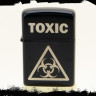 Зажигалка чёрная Toxic (biohazard) NFZB022