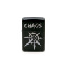 Зажигалка чёрная Chaos (Звезда Хаоса) NFZB023