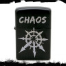Зажигалка чёрная Chaos (Звезда Хаоса) NFZB023