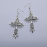 Серьги Готический Узор СА100