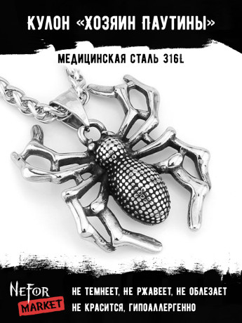 Кулон Хозяин Паутины TS490