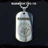 Жетон из медицинской стали Ramones NFJ018