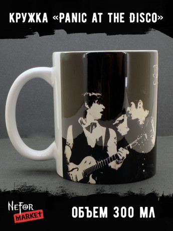 Кружка керамическая Panic at the Disco MG566