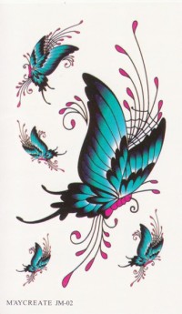 Временная татуировка Бабочки 34565