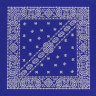 Бандана Огурцы синяя диагональ Б070