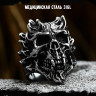 Кольцо из нержавеющей стали Череп Монстра KSS617