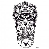 Временная татуировка Глаз в пирамиде 34347