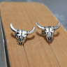Серьга Бык (1 шт) СА054