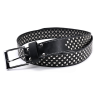 Ремень кожаный с клёпками BELT06