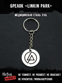 Брелок из медицинской стали Linkin Park NFB022