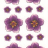 Временная татуировка Фиолетовые цветы 34724