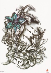 Временная татуировка Письмо 34415