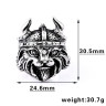 Кольцо из нержавеющей стали Кот-викинг KSS380