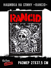 Нашивка большая Rancid НБД078
