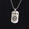 Жетон из медицинской стали Type O Negative NFT032
