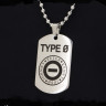 Жетон из медицинской стали Type O Negative NFT032