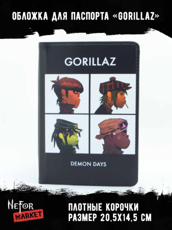 Обложка для паспорта Gorillaz NFO032