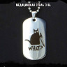 Жетон из медицинской стали What? NFJ029
