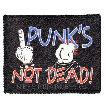 Нашивка Punk's not dead. НШ004