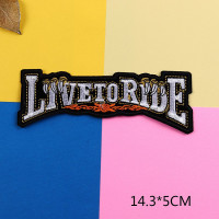 Термонашивка Live to ride TNV486