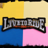 Термонашивка Live to ride TNV486