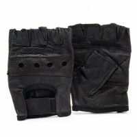 Перчатки кожаные без пальцев КП5