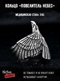 Кольцо из нержавеющей стали Повелитель Небес KSS200