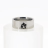 Кольцо из нержавеющей стали Анархия 8 мм KSS721