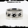 Кольцо из нержавеющей стали Взгляд из Тьмы 8 мм KSS723