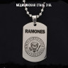 Жетон из медицинской стали Ramones NFT037