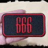 Термонашивка 666 TNV490