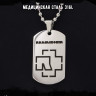 Жетон из медицинской стали Rammstein NFT038