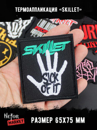 Термонашивка Skillet TNV229 Термонашивка Skillet TNV229