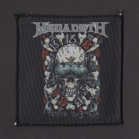 Нашивка Megadeth. НШР014