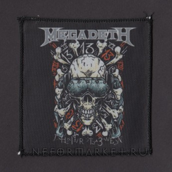 Нашивка Megadeth. НШР014