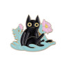 Значок металлический Кот в цветах BR321