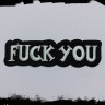 Термонашивка F**k you TNV491