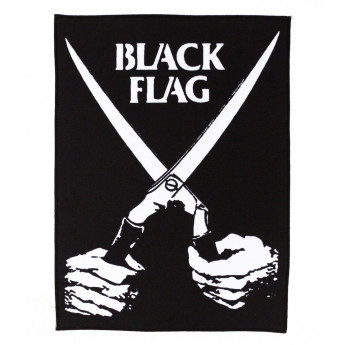 Нашивка большая Black Flag НБД086