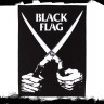 Нашивка большая Black Flag НБД086