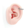 Серьга из нержавеющей стали Узор HPN760